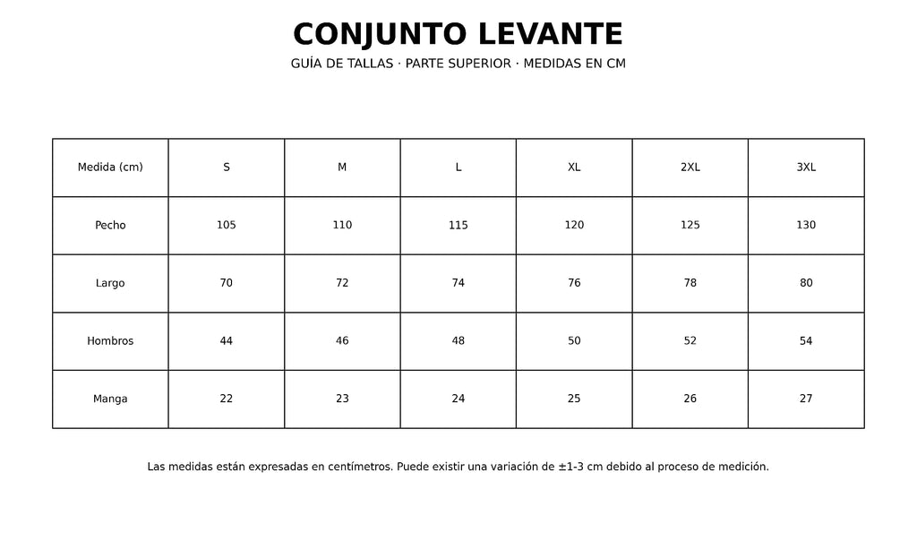 CONJUNTO LEVANTE